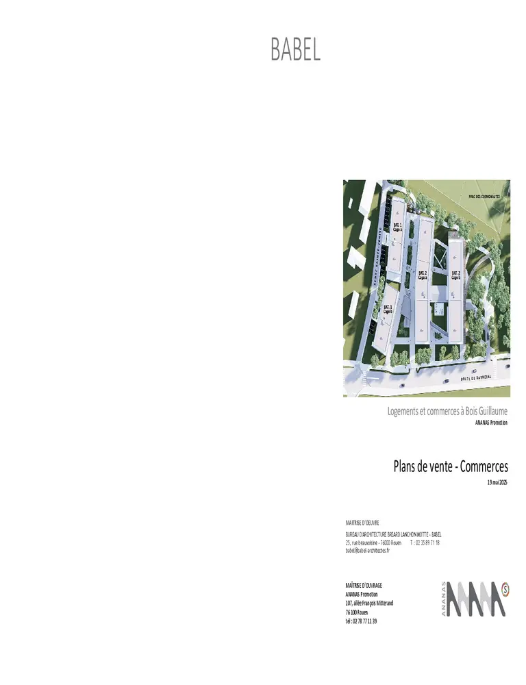 Sainte Venise - Plan de vente